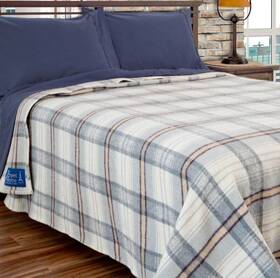 Poyet Motte Made In France 120760073766 Chevreuse Heavyweight Wool Blend Oversized Gray Queen Blanket