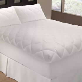 Pure Sleep By Perfect Fit Smooth Top Mattress Pad White Twin