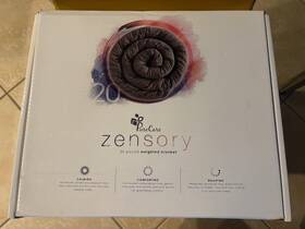 Pczwb20 Purecare New Zensory 20lb Weighted Blanket In Size 48 Inch X72 -bnib