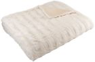 Pz-fur-6387-wh Pinzon By Amazon Faux Fur Throw Blanket Ivory 841710153682