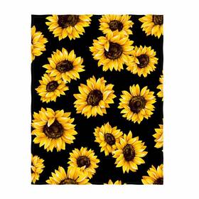 Qh 876409136763 58 X 80 Inch Sunflower Print Super Soft Throw Blanket For Bed Couch Sofa Ligh