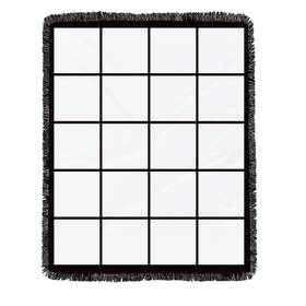 20photo Qomolangma 760934686229 2pcs 40 Inch X60 Printable Panel Sublimation Blanks Flannel Fringe Blanket