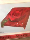 G1710 Queen Plush Size Korean Style Blanket Rose Red Mink