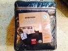 1003-9052106-544 Queen Knit Fleece Blanket Biddeford Electric Heated Blue