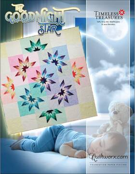 Jnq00272p2 Quiltworx - Judy Niemeyer Quilting Night Sky Star Pattern Blanket