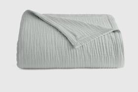 65473 Quince Nwt Airy Organic Gauze Blanket King Cal Mist Cotton Msrp 89.90