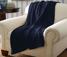 Ralph Lauren Home Walker Navy Seed-stitched Blanket Polo 60 X60 215 Nwt 886087126754