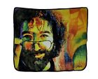 Ramatex International New Grateful Dead Jerry Garcia Abstract Hued Portrait Coral Fleece Throw Blanket 841110173570