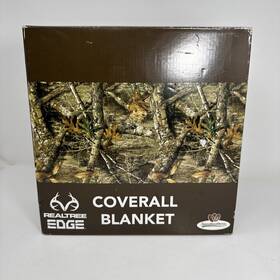 Realtree 812081039974 Edge Coverall Blanket Camo Leaves Outdoors Design Decor 68 Inch New