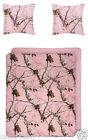 Realtree Pink All Purpose Camo Plush Throw Blanket And Pillows Set 788454593971