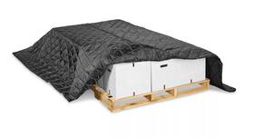 22761 Refrigiwear Weatherguard Insulated Standard Pallet Blanket Black 96x120 New
