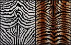 Regal Comfort New Tiger Zebra Pattern One On Each Side Faux Mink Blanket 79 X 96 Inches 610079245099