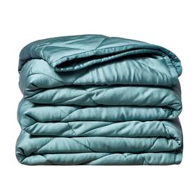 83928741 Rejuve Machine Washable Rayon From Bamboo 15lbs Weighted Blanket Green -