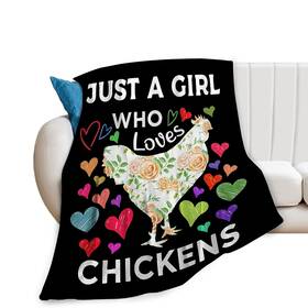 Remzoke 889741991752 Cozy Soft Chicken Blanket - Gifts For Lovers Womens Throw