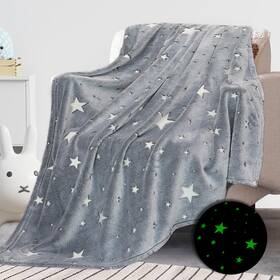 Rexeo 683132760600 Glow In The Dark Blanket For Unique Birthday Gifts Girls Boys Teens Soft