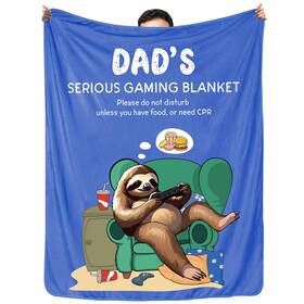 Rgishop 683404107836 Dad Gifts Dads Serious Gaming Blanket Birthday From Daughter And Son