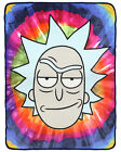 1rnm-65900-0001-sts Rick And Morty Tie Dye Micro Raschel Throw Blanket 46inchx60inch 116cm X 152cm