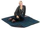 Robesale Xmas Gift Fleece Picnic Blanket 24oz Each 50 X 60 Red Plaid Free Shipping 731642546792