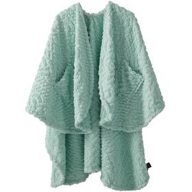 Robl01-mint Royoliving Fuzzy Sherpa Wearable Fleece Blanket With Pockets Mint 58 X 64