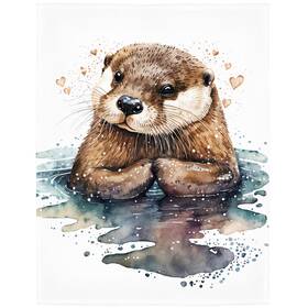 Rstick 492116807744 Otter Blanket Cute Animal Fleece Soft Fuzzy Plush Throw Blankets For Cou