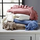Ruffled Petal Clever Carriage Throw 50 X 60 Solid Taupe Acrylic 759309914289