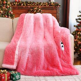 Rujipo 759242543539 Heated Electric Blanket Heating Throw Warm Winter Christmas Birthday