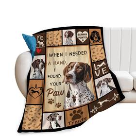 Rylane 891372993856 German Shorthaired Pointer Gifts Dog Throw Blanket Point