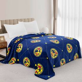 S.v.t Inc 840159426920 Club America Queen Size Fluffy Fleece Blanket