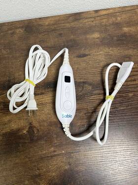 Kh-018 Sable Kh-019 Remote Control Heating Pad Replacement Cord Cable Model - 3 Prong