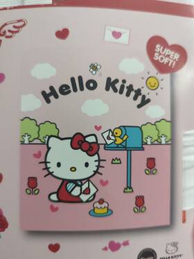 Sanrio 032281789503 Hello Kitty Silk Touch Throw Inch Waiting On My Valentine 60in X 70in Nwt