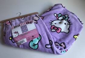 Sanrio 190604904313 Hello Kitty Silk Touch Plush Throw Blanket 50 Inch X 70 Purple Candy New