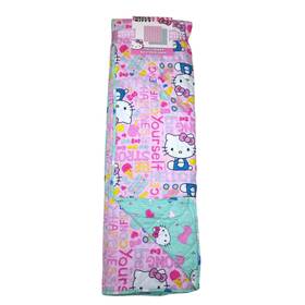 Sanrio 190604974040 Hello Kitty Full/queen Quilted Blanket Quilt 90 Inch X Pink And Green Reversible