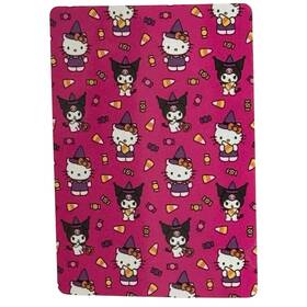 Sanrio 199124045827 Hello Kitty And Friends Kuromi Spooky Sweet Pink Halloween Couch Throw Or Blanket