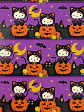 2021769 Sanrio Hello Kitty Silk Touch Throw Blanket Moonlight Magic 50x70 Inch Purple Background