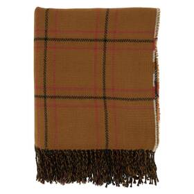 Th909.ru5060 Saro Lifestyle 789323394316 Reversible Plaid Throw Blanket Rust 50 Inch X 60
