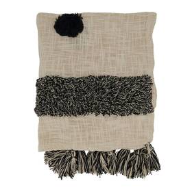 Saro Lifestyle 789323405906 Tufted Dot Throw Blanket