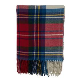 Th739.m5060b Saro Lifestyle 789323407719 Casual Plaid Throw Blanket Multicolor 50 Inch X 60