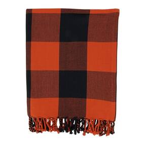 Saro Lifestyle 789323411204 Buffalo Plaid Throw Blanket