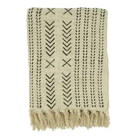 Saro Lifestyle 789323425584 Mudcloth Throw Blanket