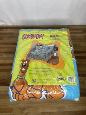 Scooby Doo 025853168103 Nos Vntg Day Dreamin Blanket 66 X 90 Inch Usa Full Cartoon Network Sealed