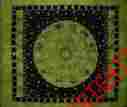 Sd406-01gre India Arts Astrological Tapestry Spread Throw Coverlet Zodiac 82 X 92 Green 736846809483