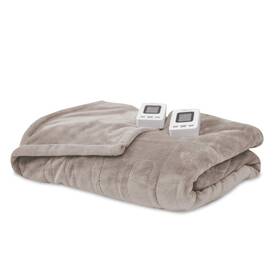 50428 Sensorpedic Heated Electric Blanket With Sensorsafe King Cappuccino