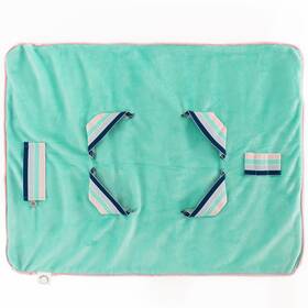 Sb7626 Sensory Basics Weighted Lap Pad - 3 Lbs Ocean Mint Green 30 22x16x2 Inch