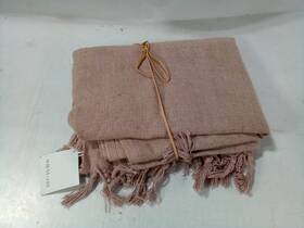 Thr-97-01 Serena & Lily And Mendocino Throw 50x70 Inch Linen Blanket Mink