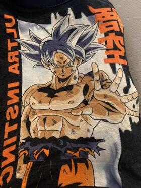 Dbs-bl-21359 Seven Times Six Dragon Ball Super Z Goku Ultra Instinct Cool Fleece Throw Blanket Read