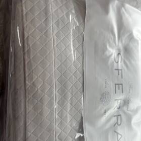 Sferra 780870162472 Bari Full Queen Blanket Cover Bone