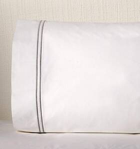 Sferra 780870770592 Grande Hotel Collection By - Pair Of King Pillowcases 22x42 White/white