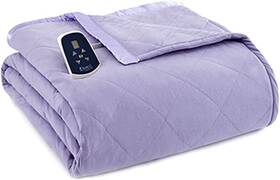 Shavel Home Products 718498108244 Micro Flannel Reverse To Sherpa Electric Blanket King Si