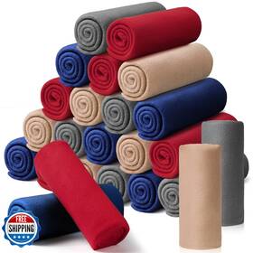 Shimeyao B0bqqz8dt3 24 Packs Fleece Throw Blanket Soft Warm Lightweight