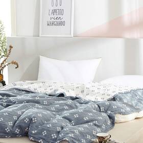 Shsycer 713721080588 3 Layer Cozy Lightweight Muslin 100% Cotton Blanket For Bed Couch And